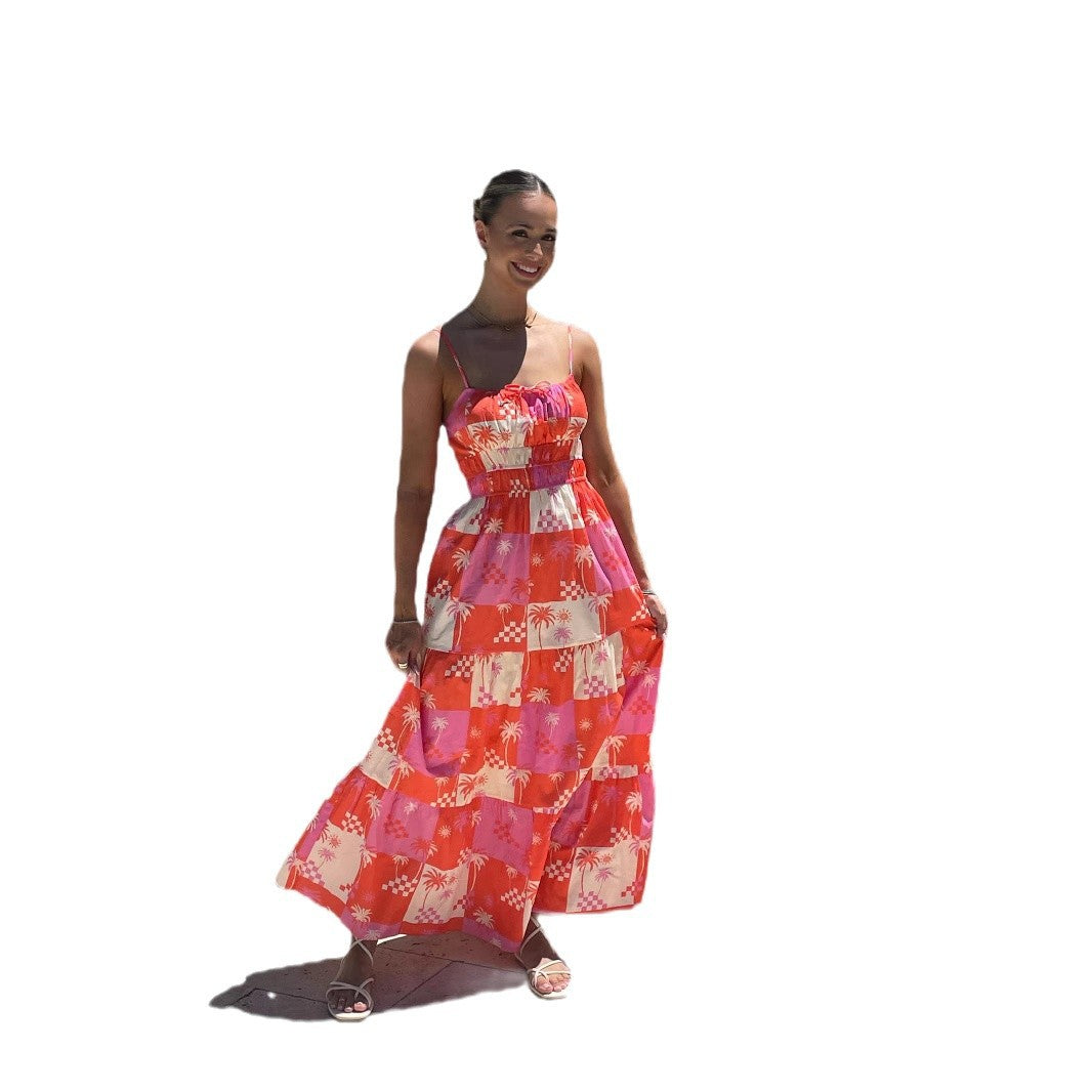 Women's maxi dress with floral pattern Lune London