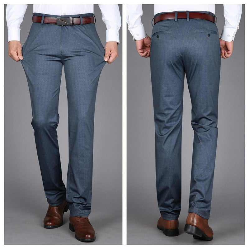 Men's High-Quality Suit Pants with Modern Fabric Pattern Lisslune