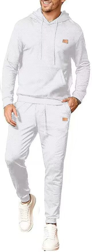 Men's sporty lounge set with stylish hood and practical pockets Lisslune