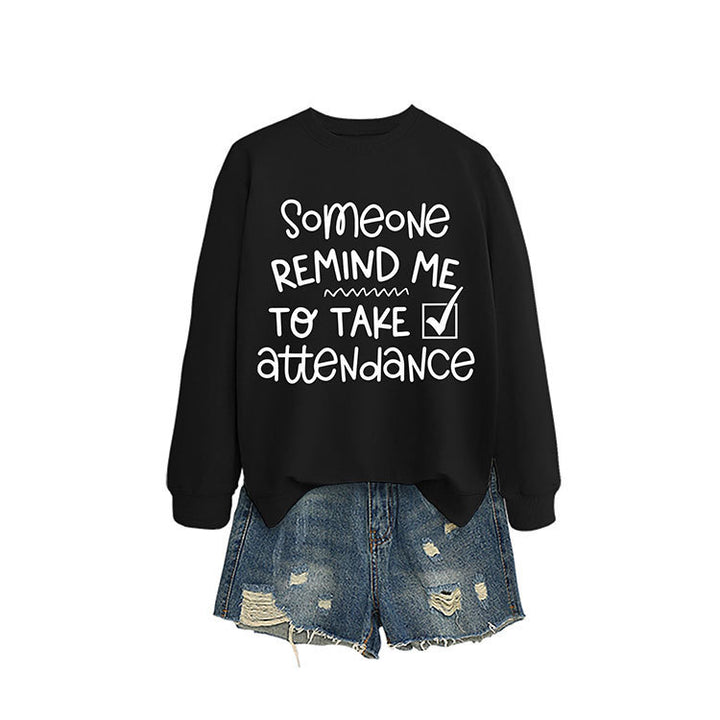 Women's sweatshirt with funny motif and inspiring lettering Lisslune