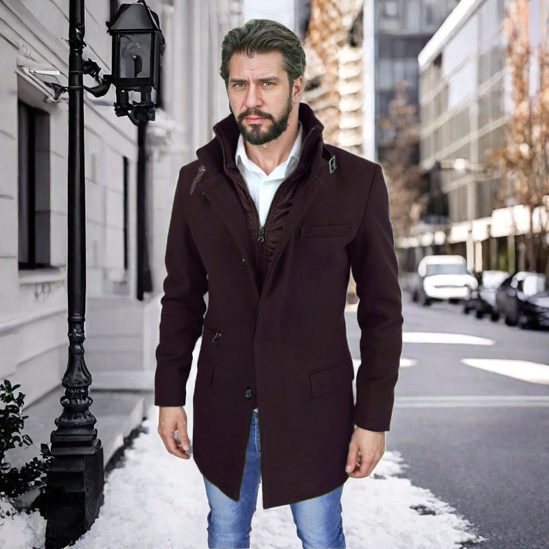 Men's stylish and functional transitional coat with removable inner jacket Lisslune