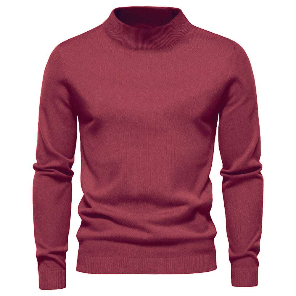 Men's elegant turtleneck sweater made of fine wool Lisslune