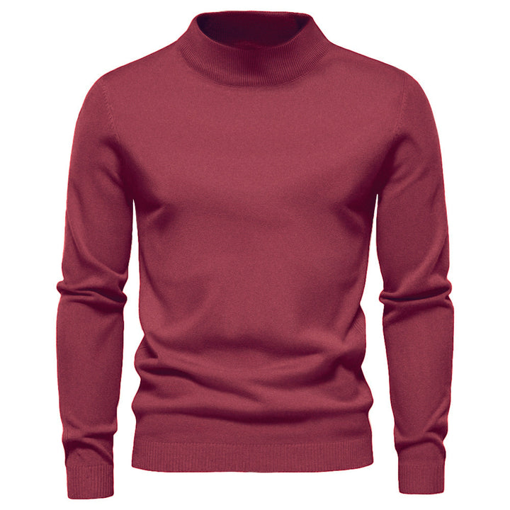 Men's elegant turtleneck sweater made of fine wool Lisslune