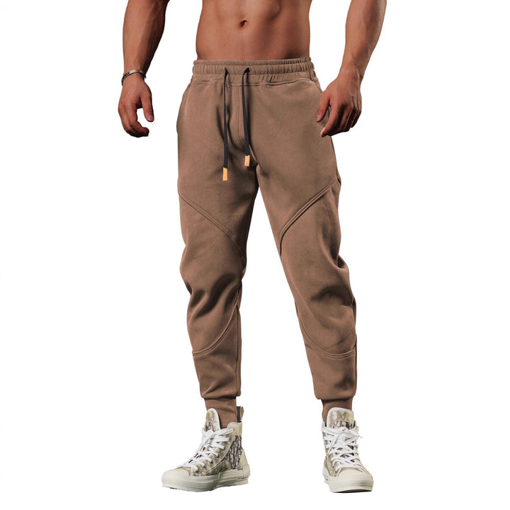 Men's sporty sweatpants with innovative cut and practical pockets Lisslune