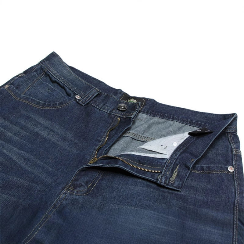 Men's Loose Fit Denim Pants in Casual Cut Lisslune