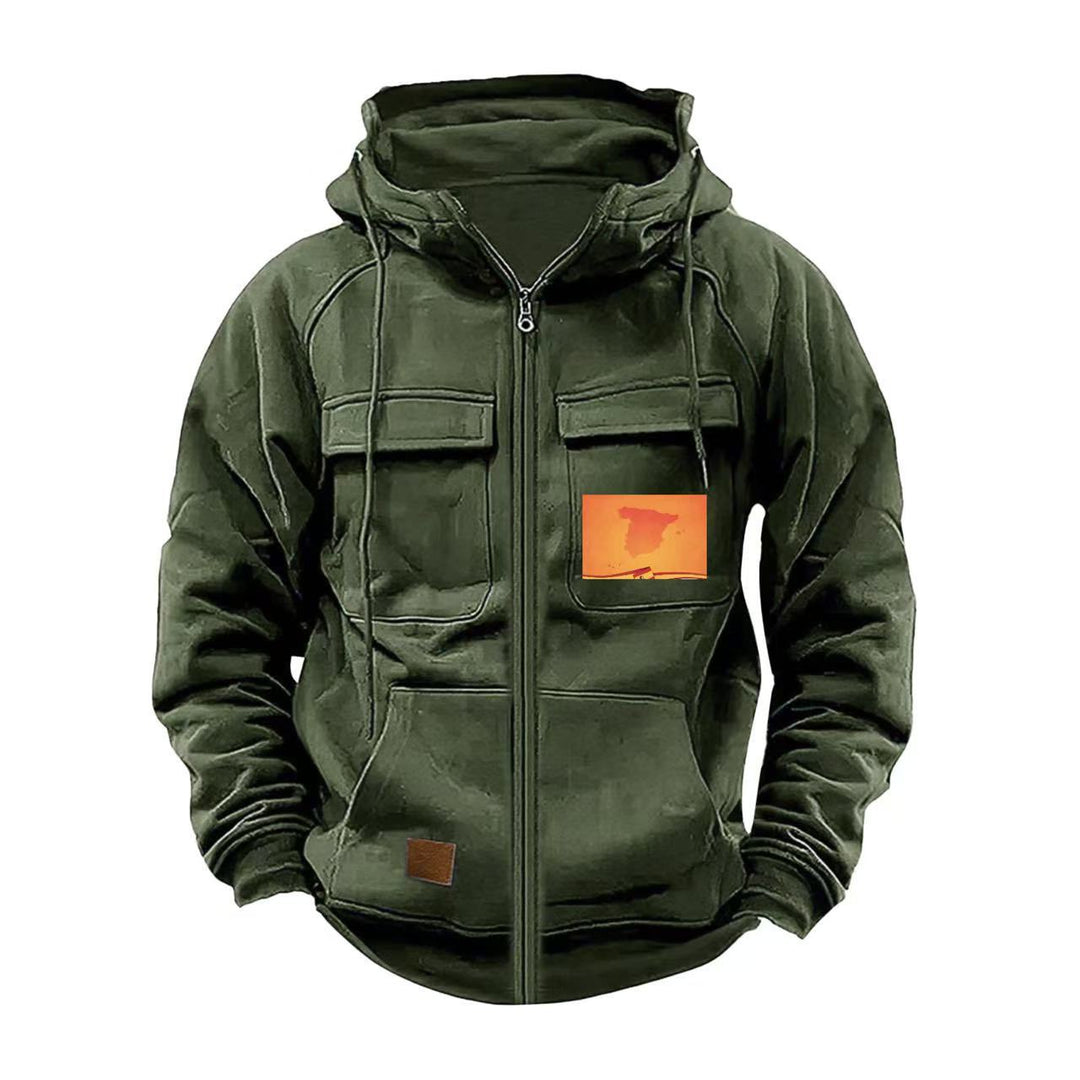 Men's multifunctional hoodie with practical pockets Lisslune