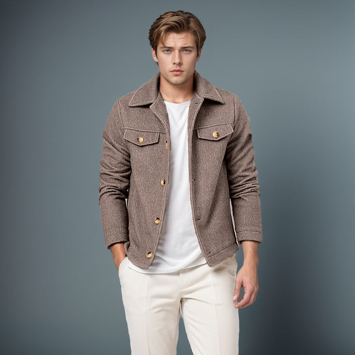 Men's Trendy Boucle Jacket Lisslune
