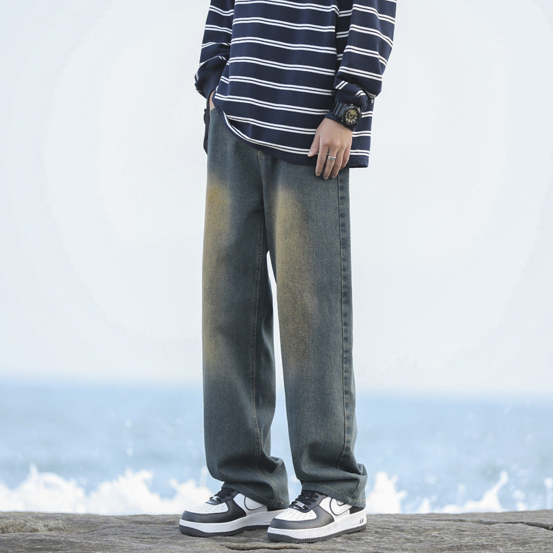 Men's Casual High-Waist Jeans In Vintage Style Lisslune