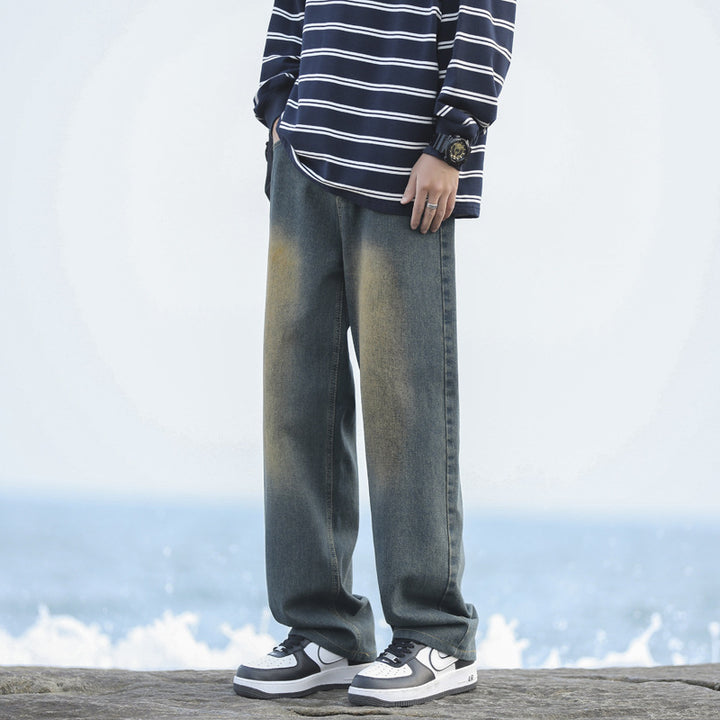 Men's Casual High-Waist Jeans In Vintage Style Lisslune