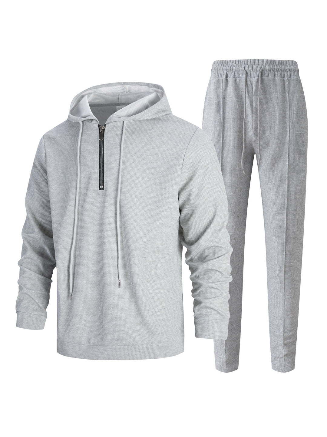 Men's sporty hoodie and jogging pants set with breathable material and stylish accents Lisslune