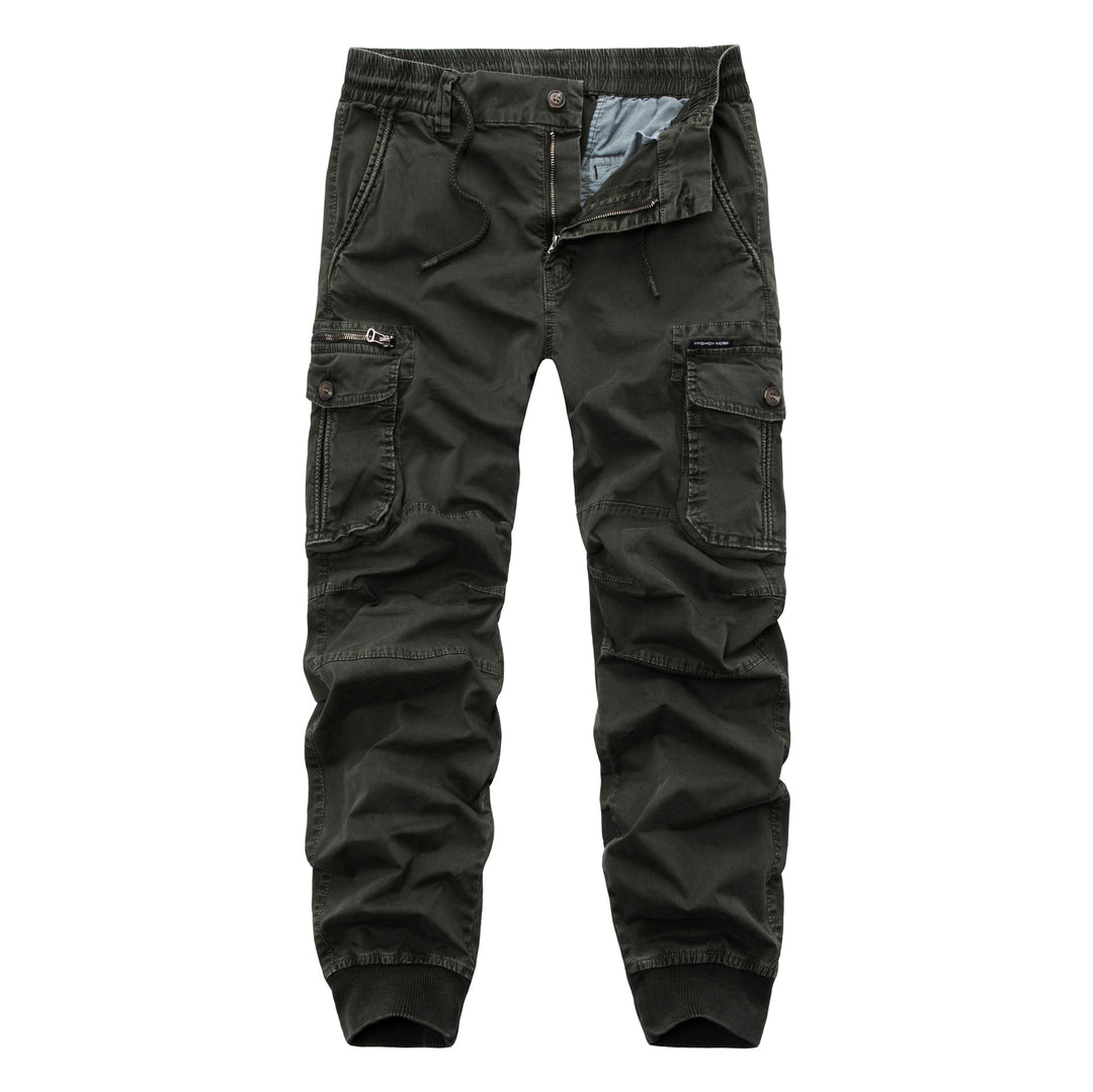 Men's cargo pants with several practical pockets and elastic waistband Lisslune