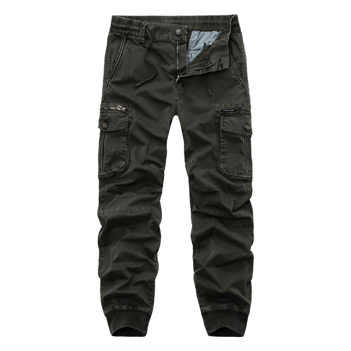 Men's cargo pants with several practical pockets and elastic waistband Lisslune