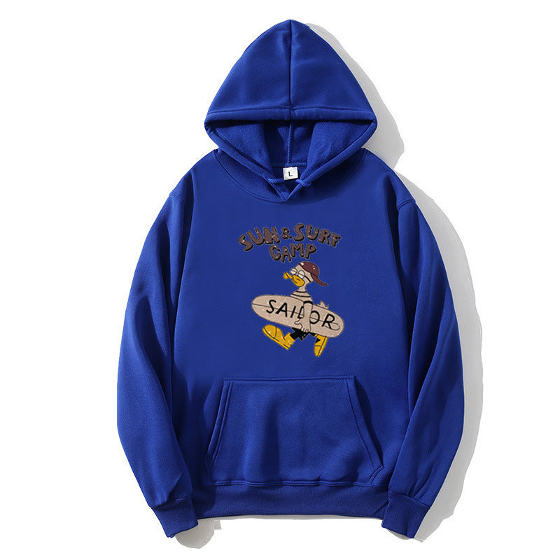 Women’s hoodie with funny surf motif Lisslune