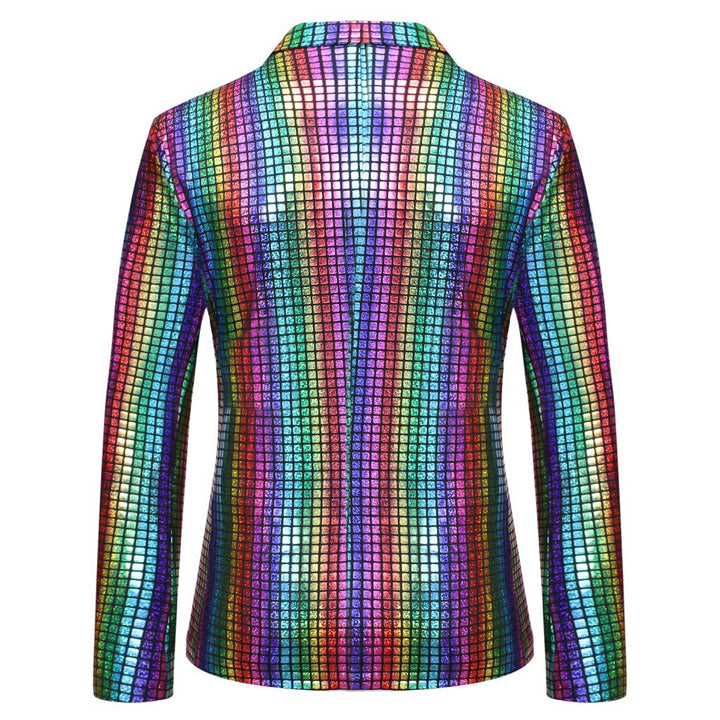 Men's extravagant sequin jacket in modern design Lisslune