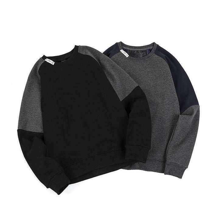 Men's fashionable sweatshirt with contrast sleeves Lisslune