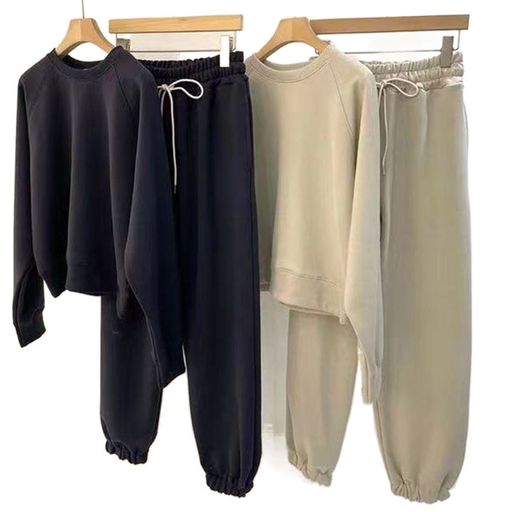 Women's Active Leisure Set with Elastic Waistband and Casual Cut Lisslune