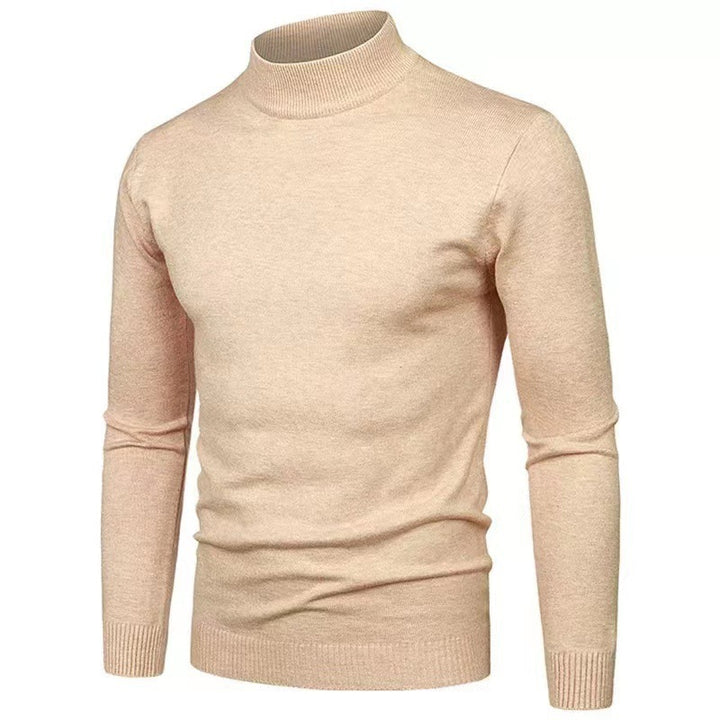 Men's turtleneck sweater made of high-quality knit material Lisslune