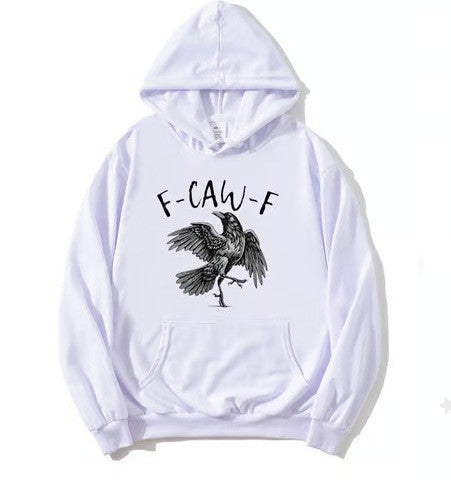 Women's hoodie with creative crow design Lisslune
