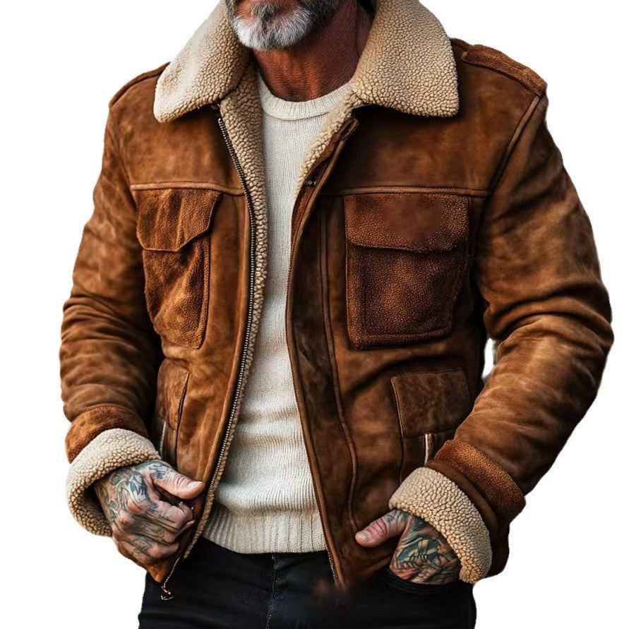 Men's Luxury Lambskin Leather Jacket Lisslune