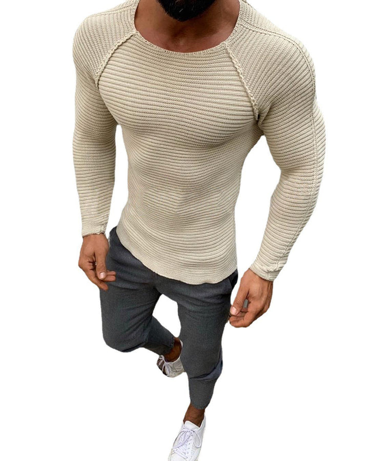 Men's Slim Fit Long Sleeve Lisslune
