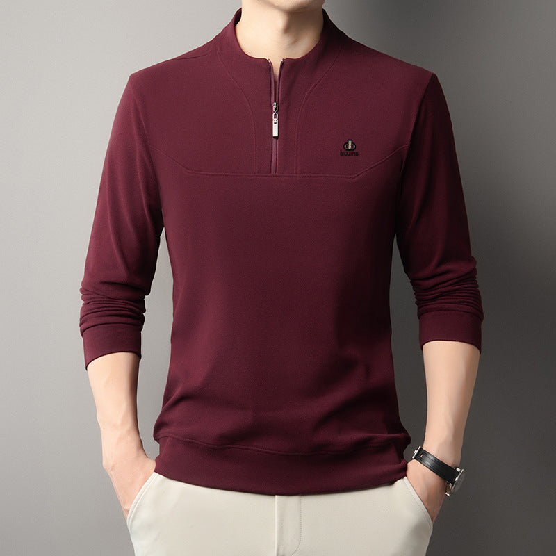 Men's functional pullover with half zipper and modern design Lisslune