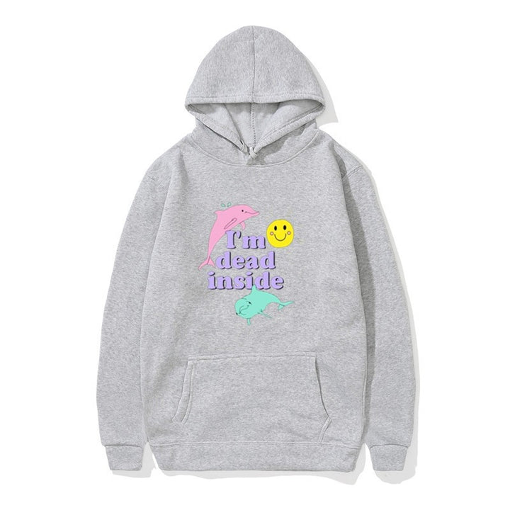 Women's hoodie with creative design and kangaroo pocket Lisslune