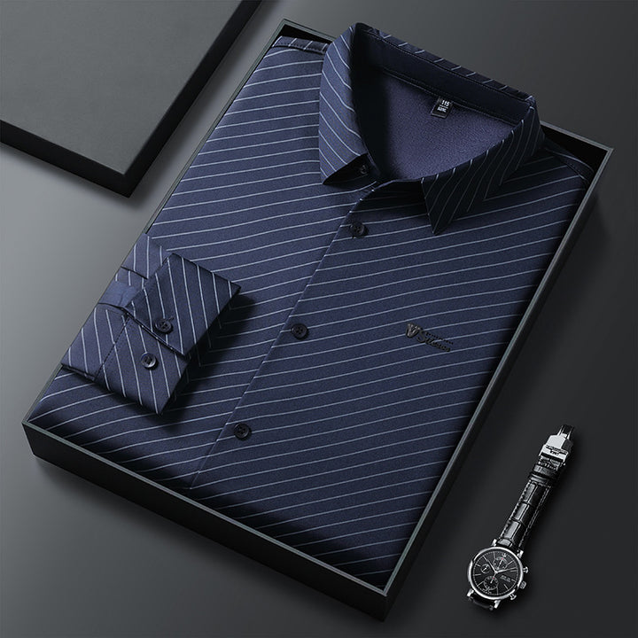 Men's striped business shirt Lisslune