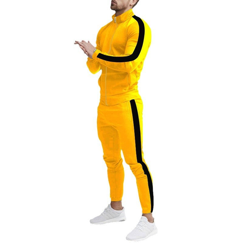 Men's tracksuit with high collar and modern cut Lisslune