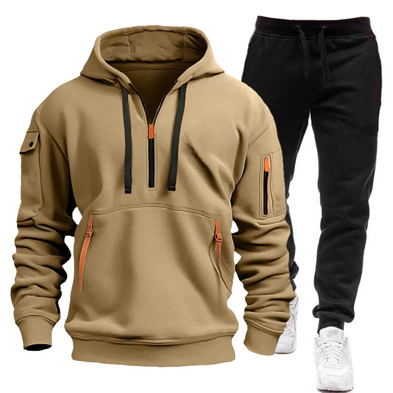 Women's functional hooded sweatshirt with practical zip pockets Lisslune