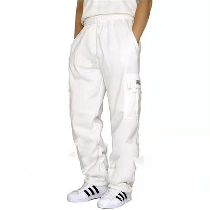 Men's cargo pants with practical pockets and elastic waistband Lisslune