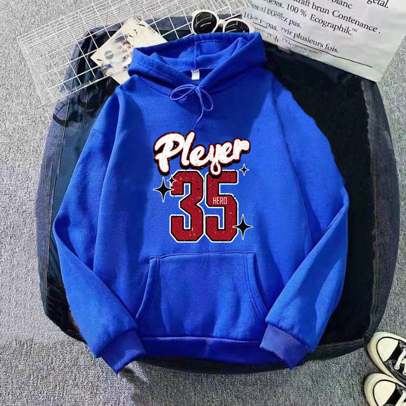 Women's hooded sweatshirt with creative basketball design Lisslune