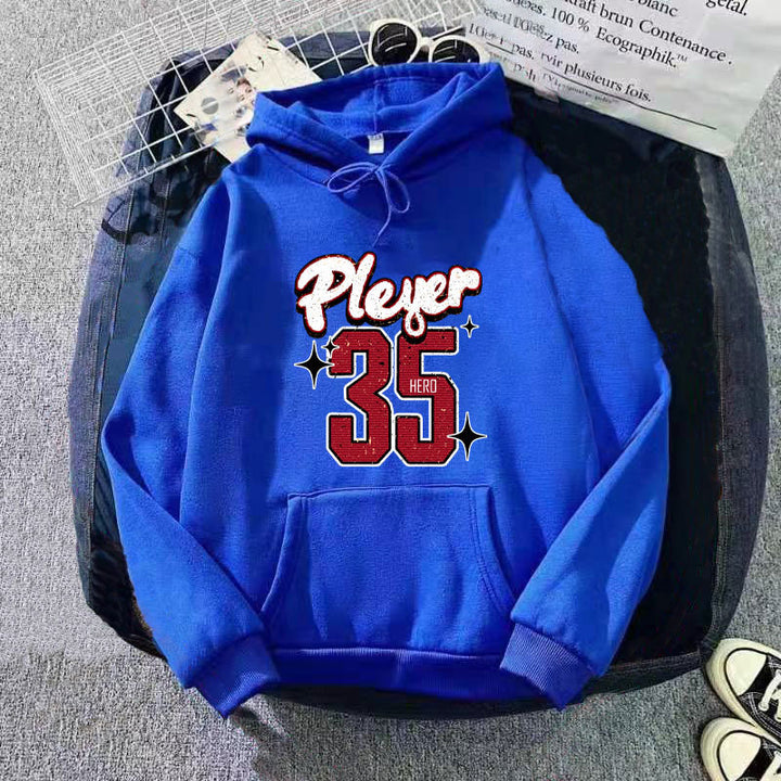 Women's hooded sweatshirt with creative basketball design Lisslune