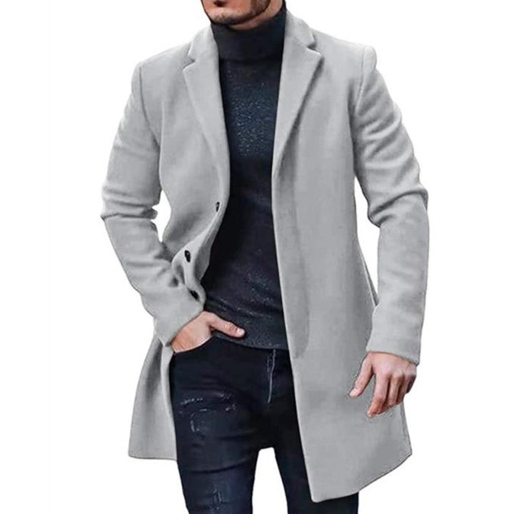 Men's classic wool coat Lisslune