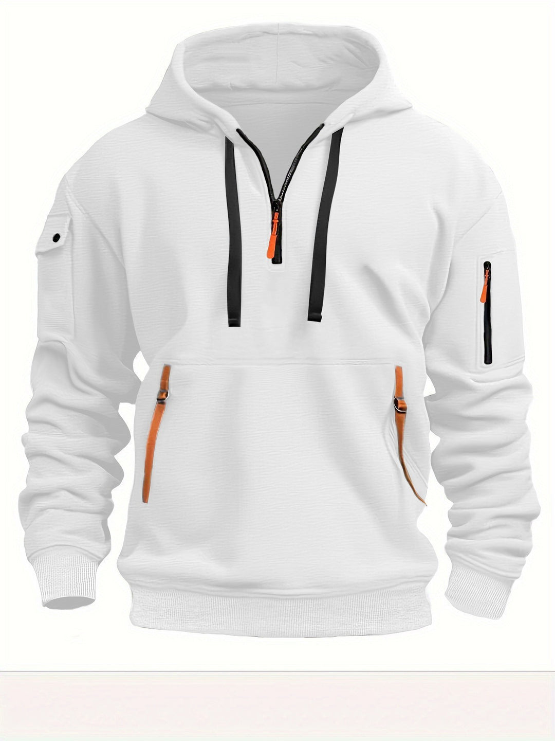 Men's functional hoodie with stylish zip pockets Lisslune