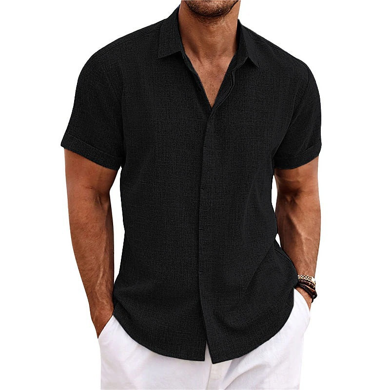 Men's Short Sleeve Shirt Lisslune