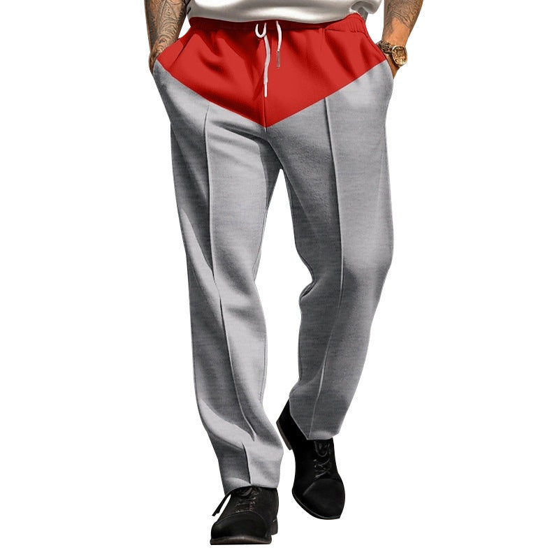 Men's sporty jogging pants with contrast details and adjustable drawstring Lisslune