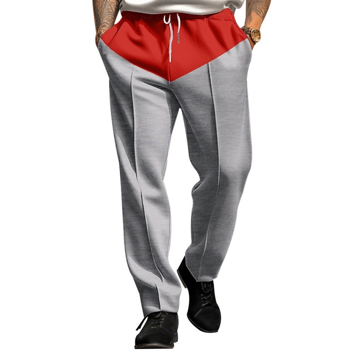 Men's sporty jogging pants with contrast details and adjustable drawstring Lisslune