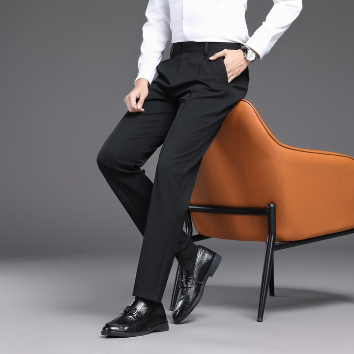 Men's elegant suit trousers with a slim fit and side pockets Lisslune