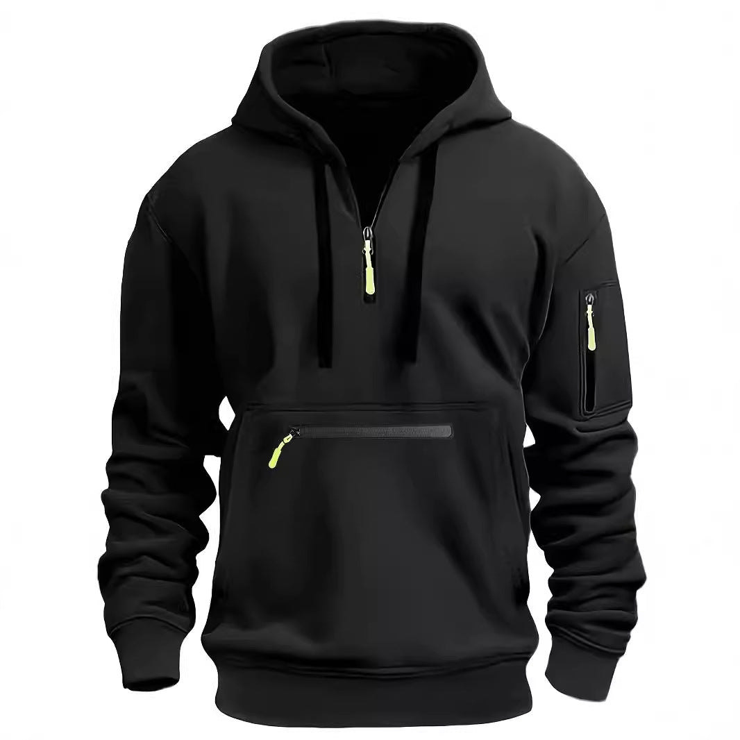 Men's Functional Sweater with Innovative Pockets Lisslune