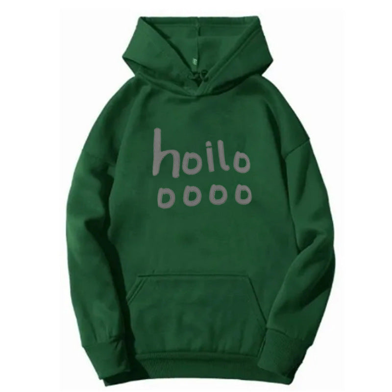 Women's hoodie with loose fit and creative print Lisslune