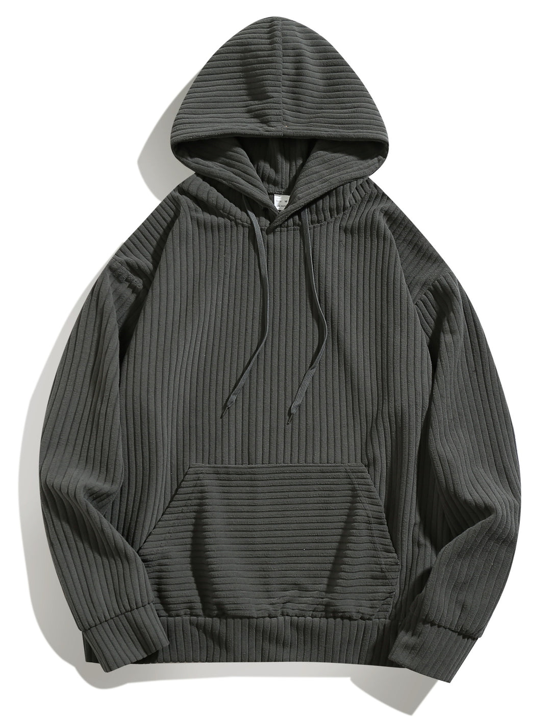 Men's casual hoodie with ribbed design and practical pockets Lisslune