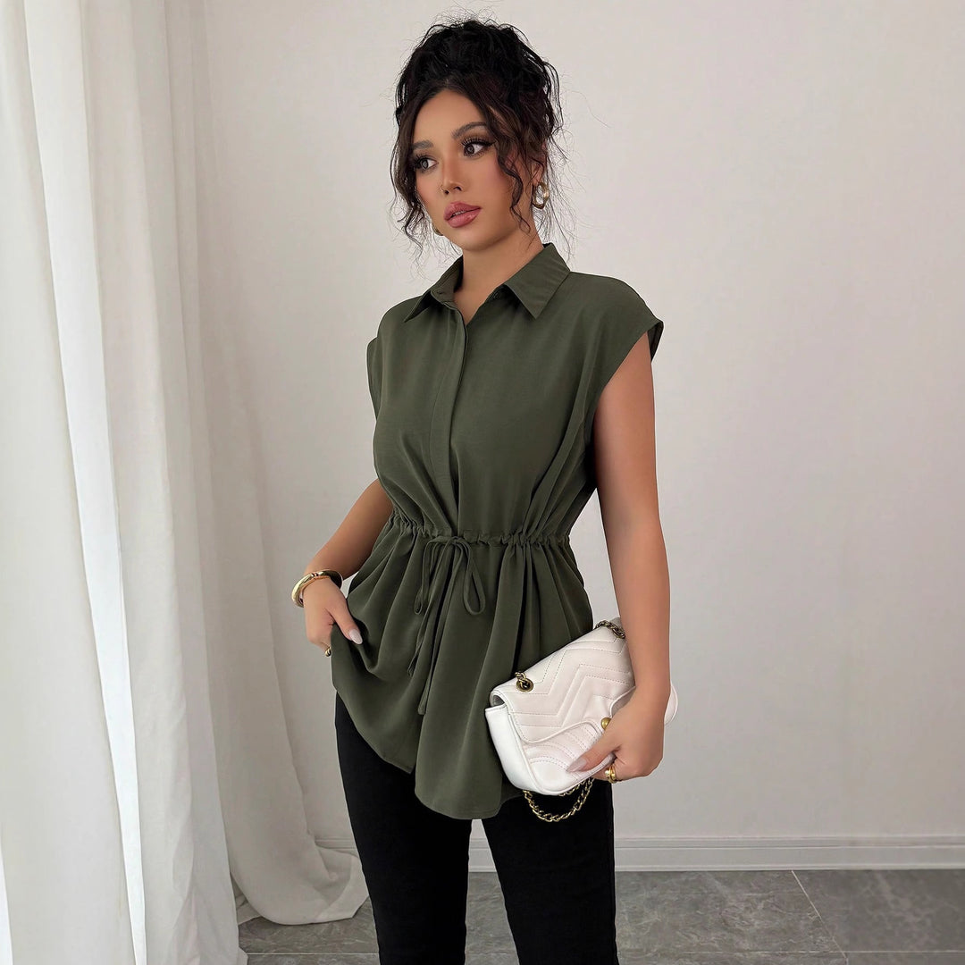 Women casual blouse with tailored cut Lisslune