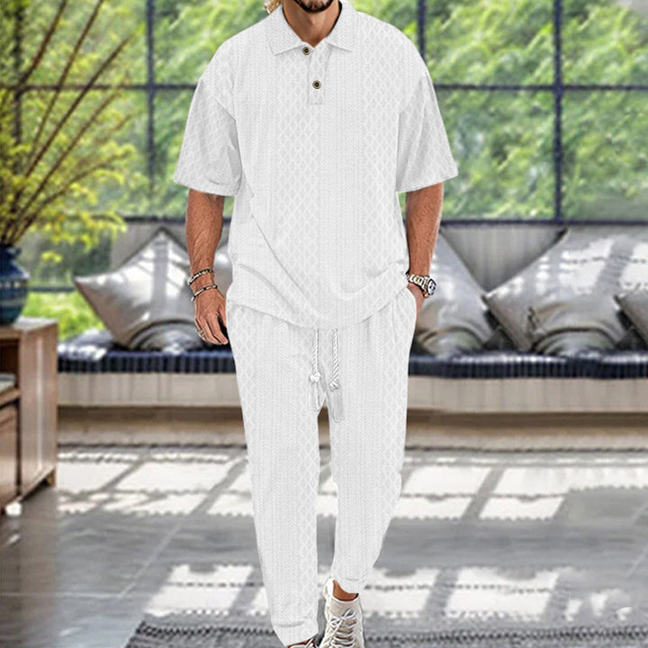 Men's Casual Tracksuit with Fashionable Structure Design Lisslune