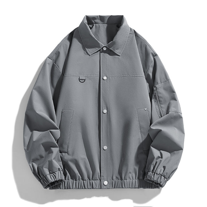 Men's casual transitional jacket with functional design Lisslune