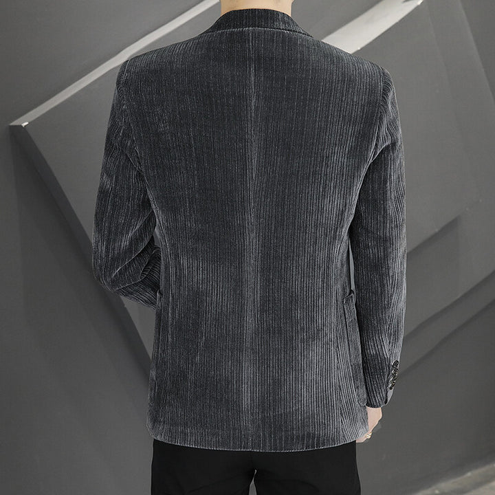 Men's fashionable cord blazer with sporty cut Lisslune