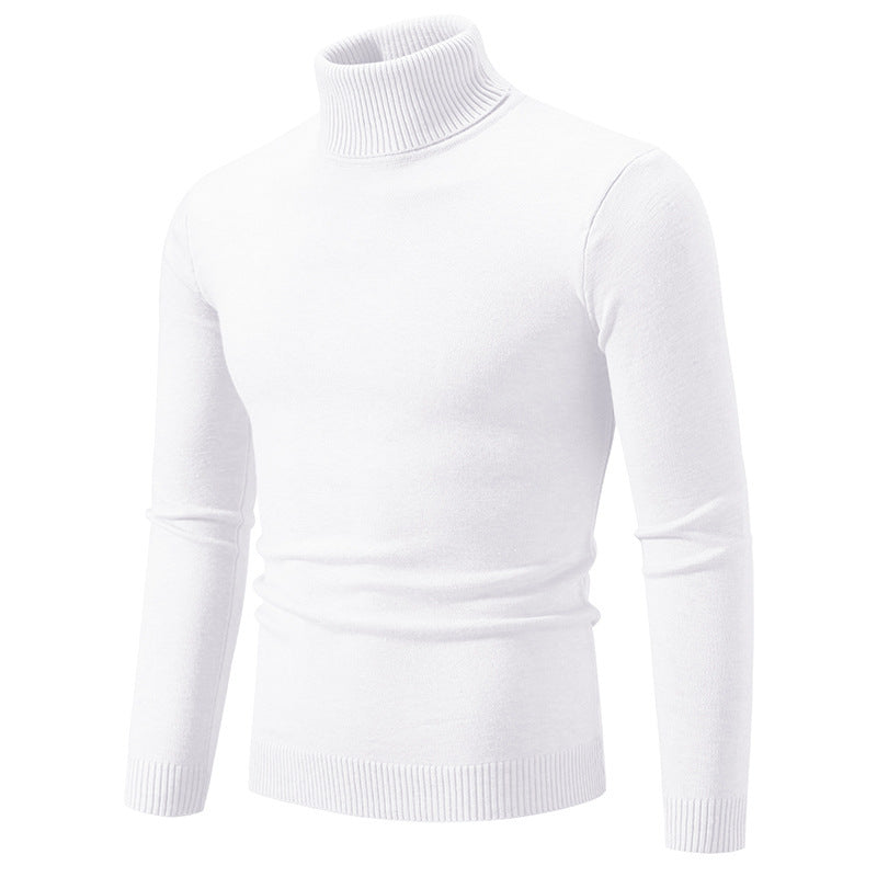 Men's elegant turtleneck sweater made of fine cotton Lisslune