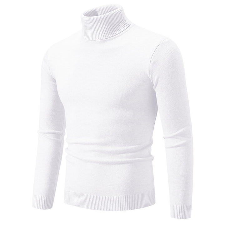 Men's elegant turtleneck sweater made of fine cotton Lisslune