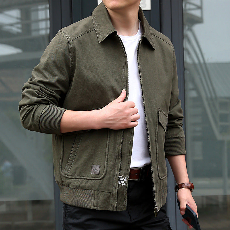 Men's Lightweight Utility Jacket with Practical Pockets Lisslune