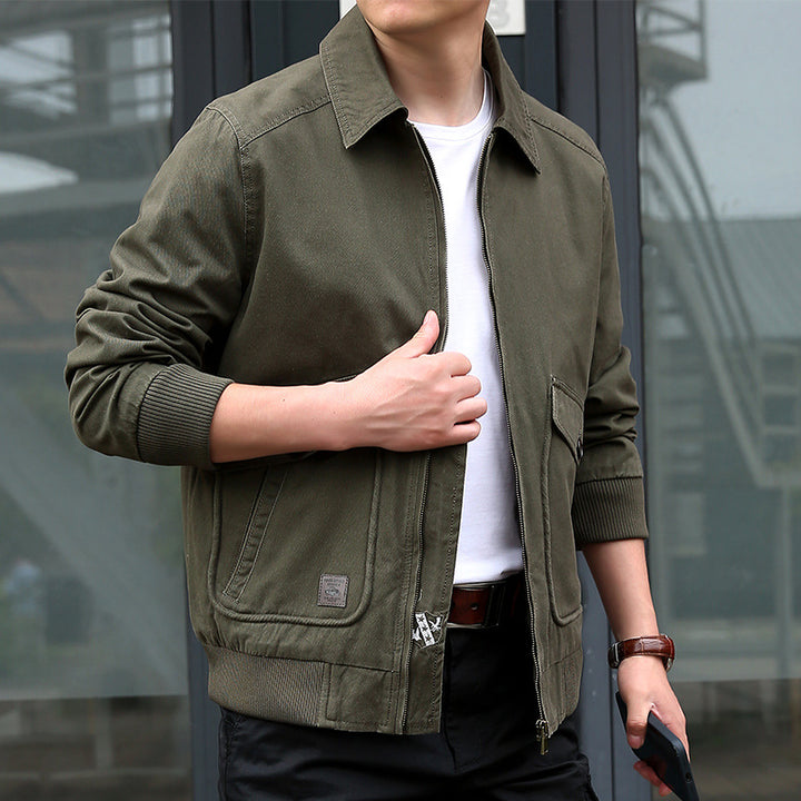 Men's Lightweight Utility Jacket with Practical Pockets Lisslune