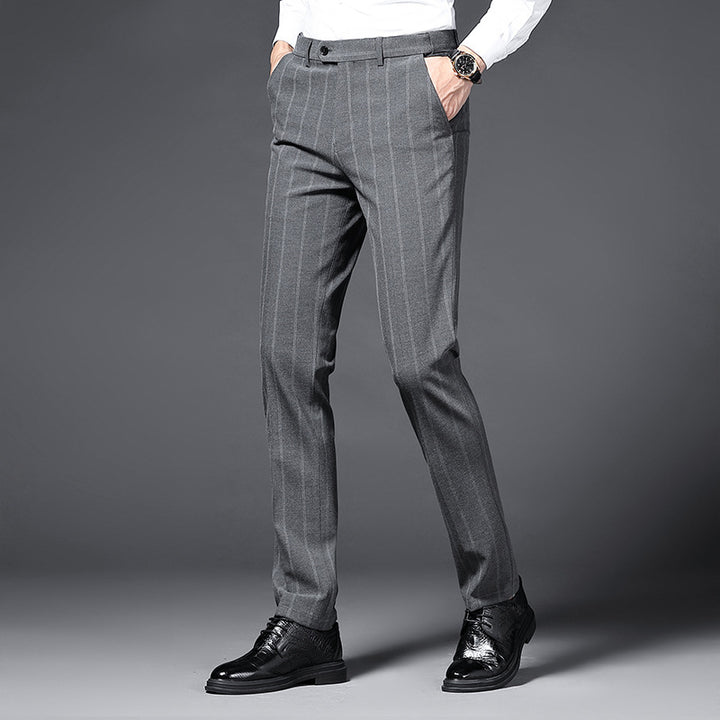 Men's elegant striped suit pants Lisslune